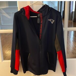 NFL Patriots NFL Sweatshirt - Navy and Red - Youth Large